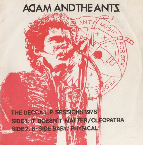 Adam And The Ants : The Decca L.P. Sessions 1978 (7", EP, Unofficial, W/Lbl)