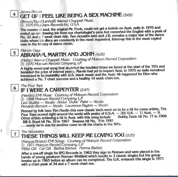 Various : More Songs From The Big Chill Era (CD, Comp)