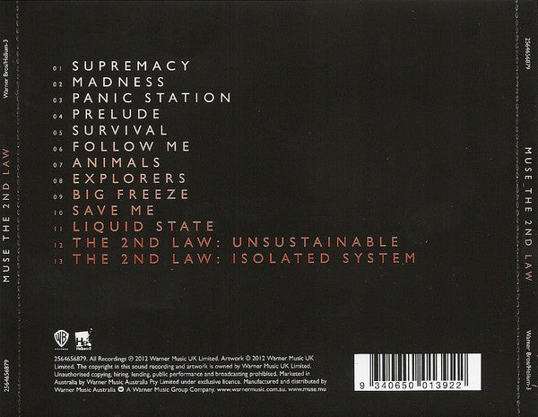 Muse : The 2nd Law (CD, Album)