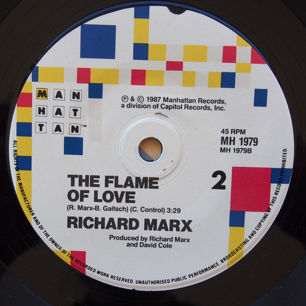 Richard Marx : Don't Mean Nothing (7", Single)