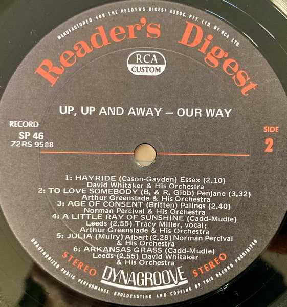 Various : Up, Up And Away - Our Way (LP, Comp)