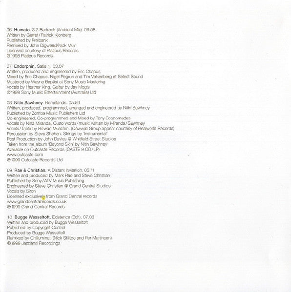 Various : Café Del Mar - Volumen Seis (CD, Comp, RE)