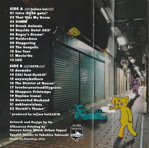 Tajima Hal X AKTR : Hermit City Dwellers (Cass, Album, Ltd, Red)