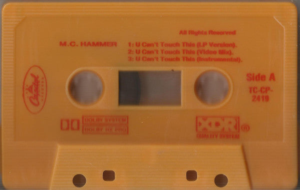 MC Hammer : U Can't Touch This (Cass, Single)