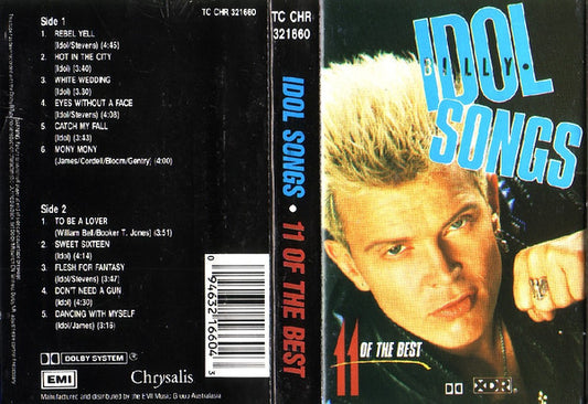 Billy Idol : Idol Songs - 11 Of The Best (Cass, Comp)