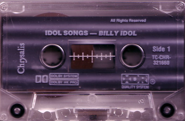 Billy Idol : Idol Songs - 11 Of The Best (Cass, Comp)