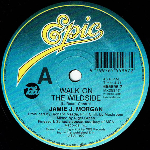 Jamie J. Morgan : Walk On The Wild Side (7", Single)