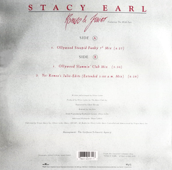 Stacy Earl Featuring The Wild Pair : Romeo & Juliet (12")