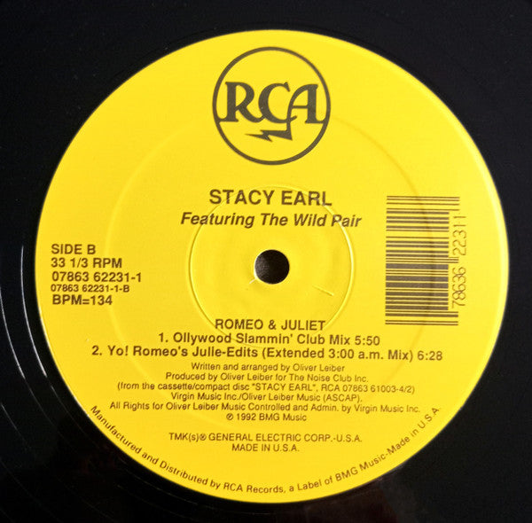 Stacy Earl Featuring The Wild Pair : Romeo & Juliet (12")